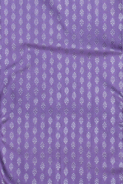 Image of Kanchipuram Silk Lavender Purple Saree