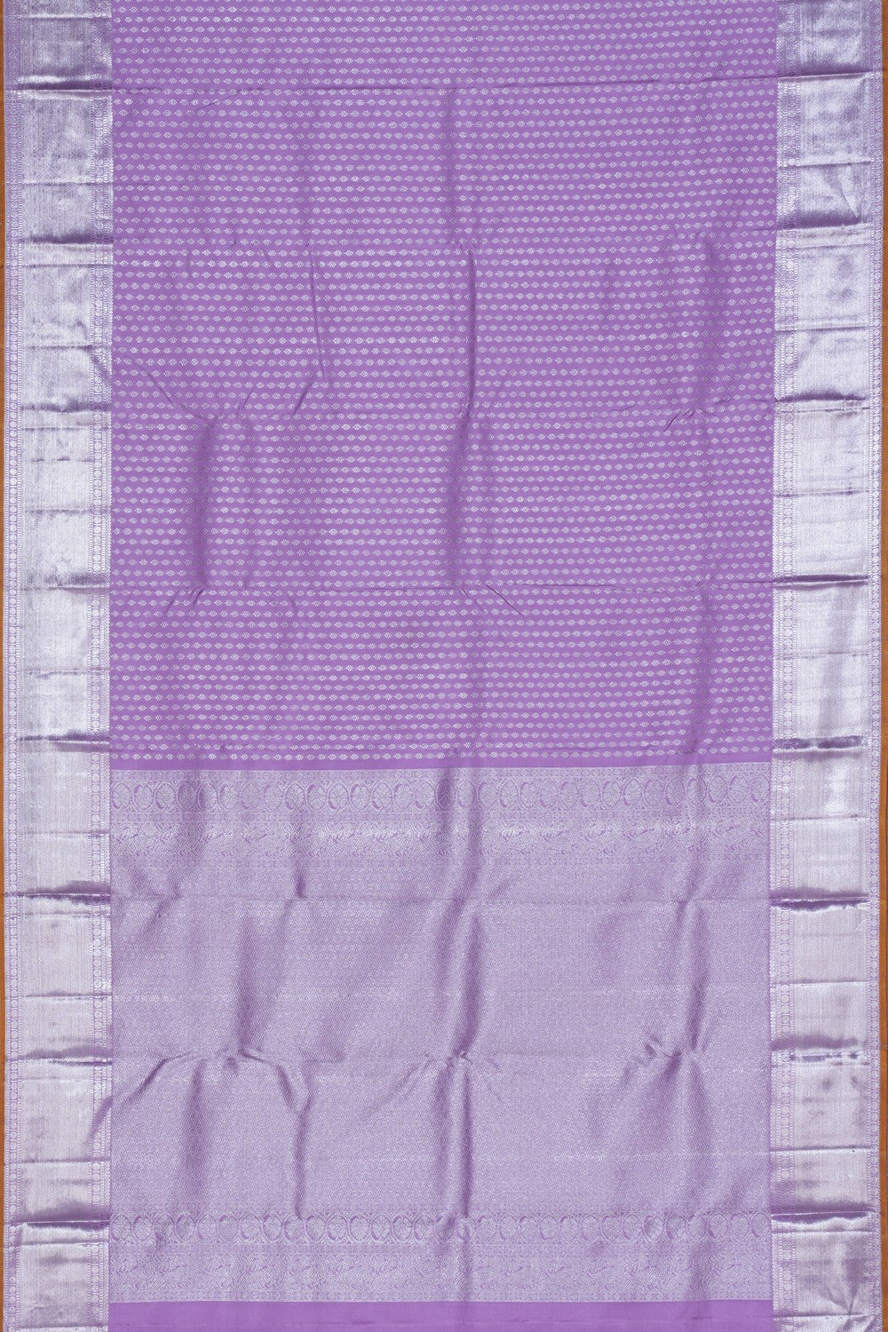 Kanchipuram Silk Lavender Purple Saree