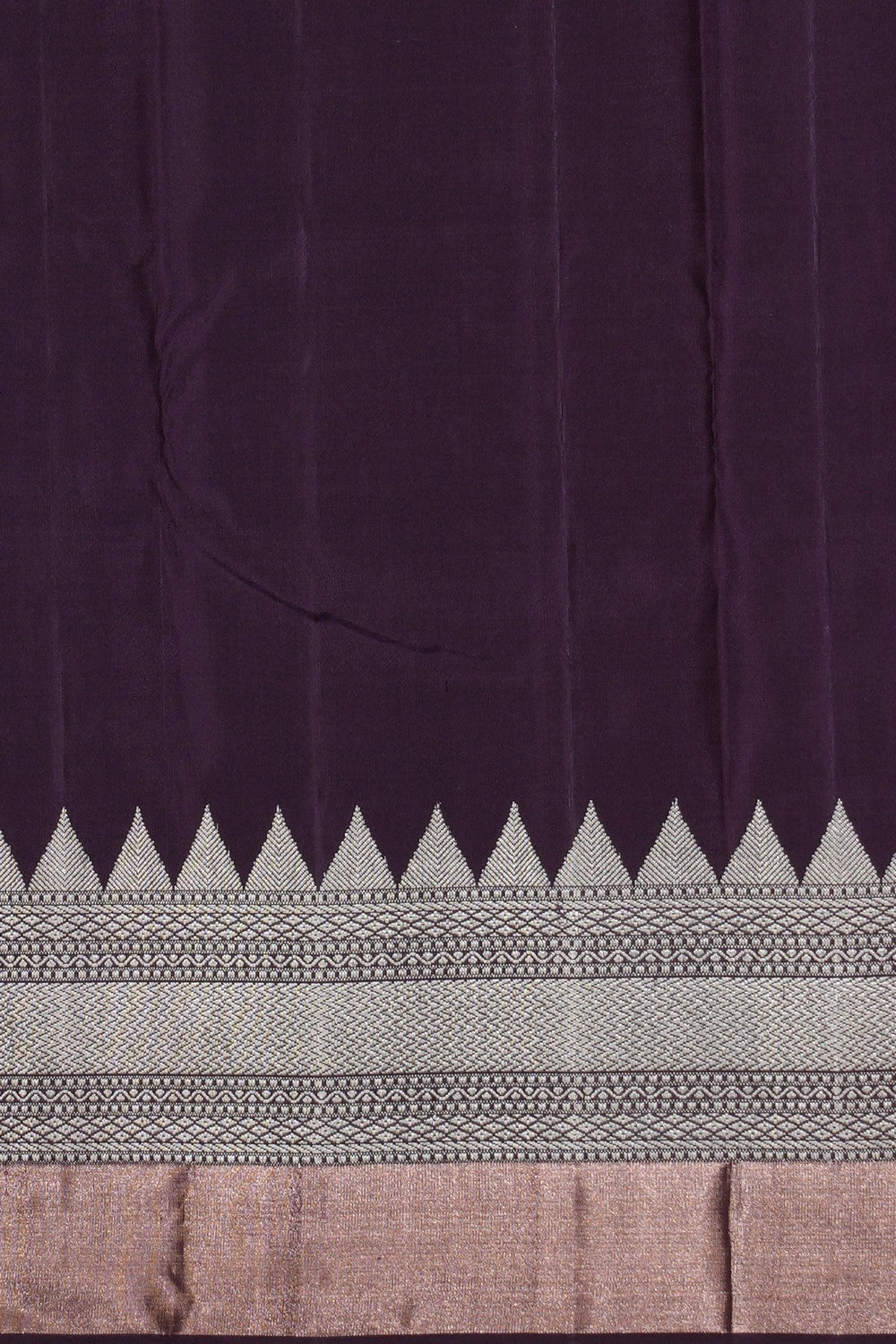 Kanchipuram Silk Violet Saree