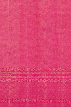 Image of Kanchipuram Silk Orange Saree