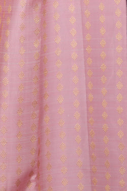 Image of Kanchipuram Silk Pink Saree