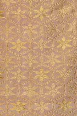 Image of Kanchipuram Silk Spring Yellow Saree