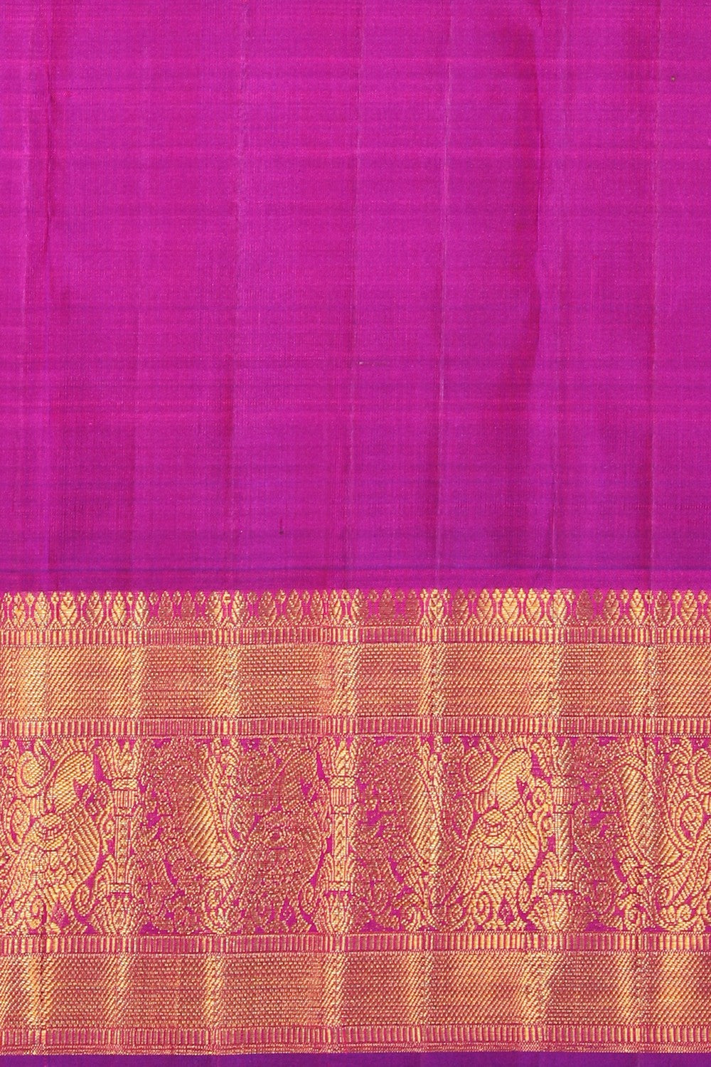 Image of Kanchipuram Silk Spring Yellow Saree