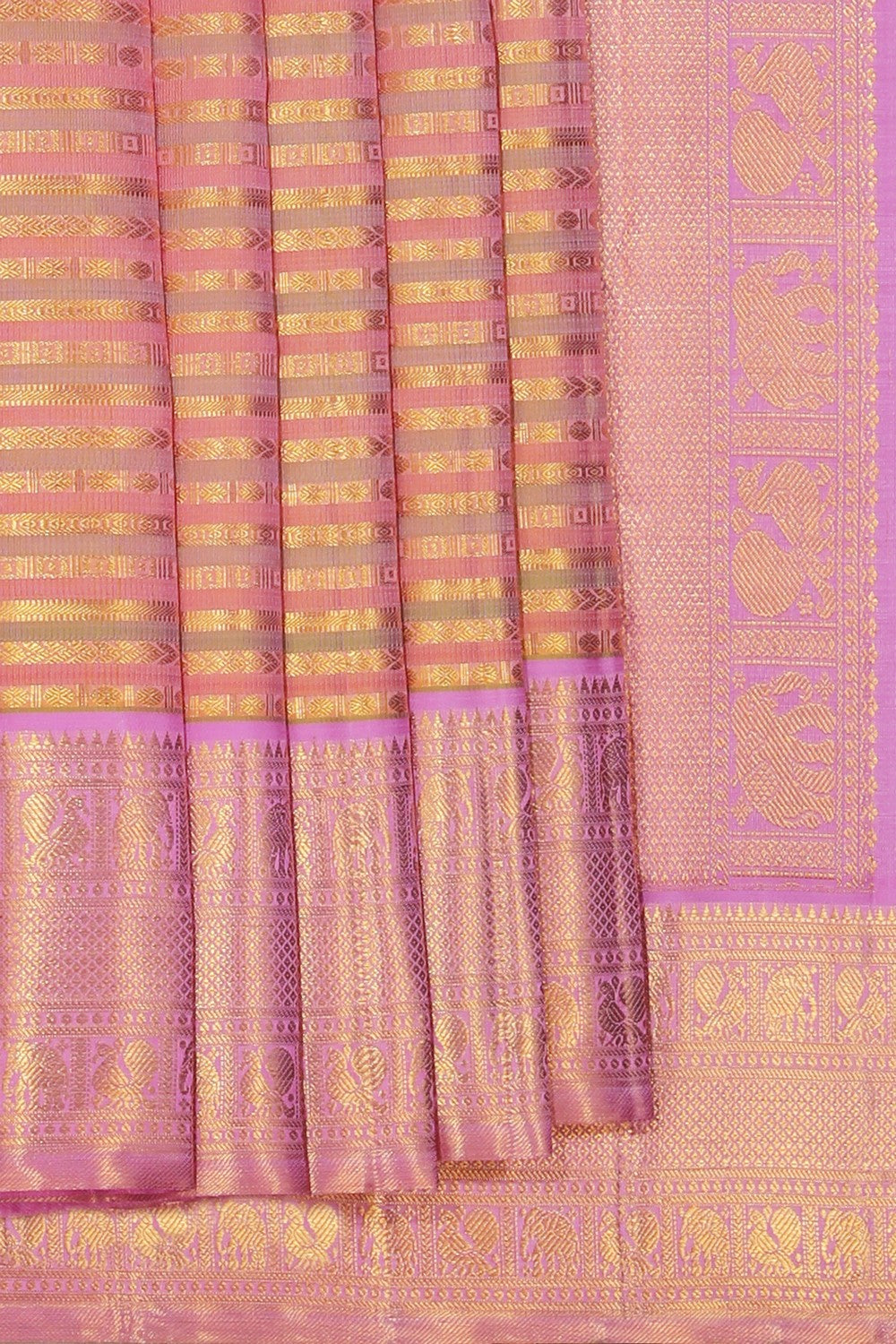 Kanchipuram Silk Brocade Saree