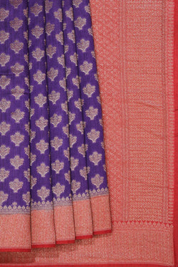 Image of Tussar Silk Handloom Banarasi Saree