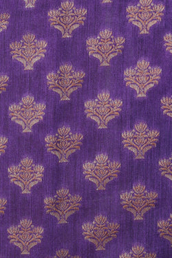 Image of Tussar Silk Handloom Banarasi Saree