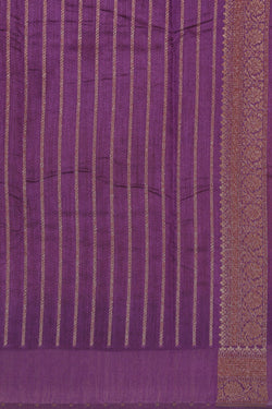 Image of Tussar Silk Handloom Banarasi Saree