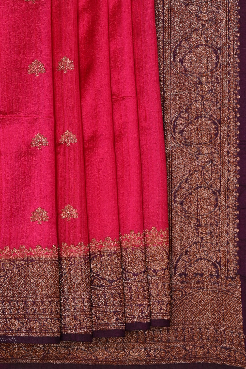 Dupion Silk Handloom Banarasi Saree