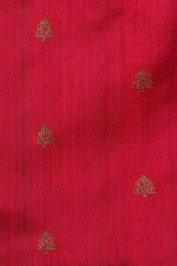 Image of Dupion Silk Handloom Banarasi Saree