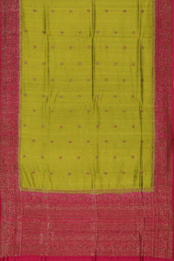 Image of Dupion Silk Handloom Banarasi Saree