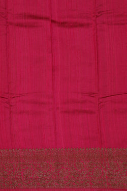 Image of Dupion Silk Handloom Banarasi Saree