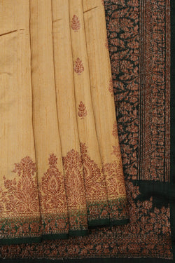 Image of Dupion Silk Handloom Banarasi Saree