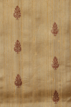 Image of Dupion Silk Handloom Banarasi Saree