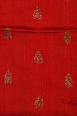 Image of Dupion Silk Handloom Banarasi Saree