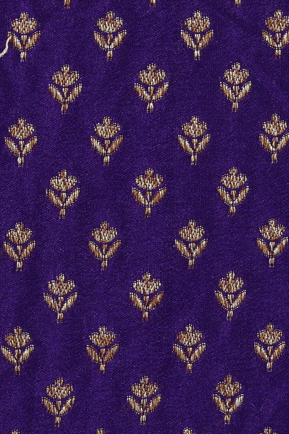 Banarasi Crepe Silk Purple Saree