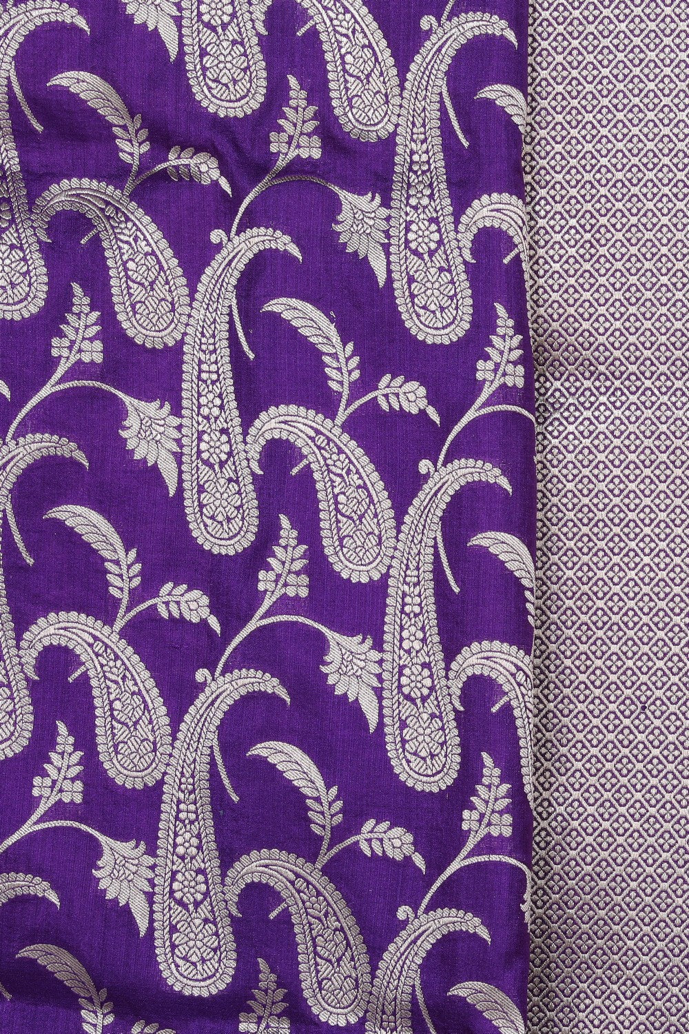 Banarasi Silk Purple Saree