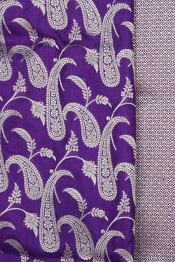 Image of Banarasi Silk Purple Saree