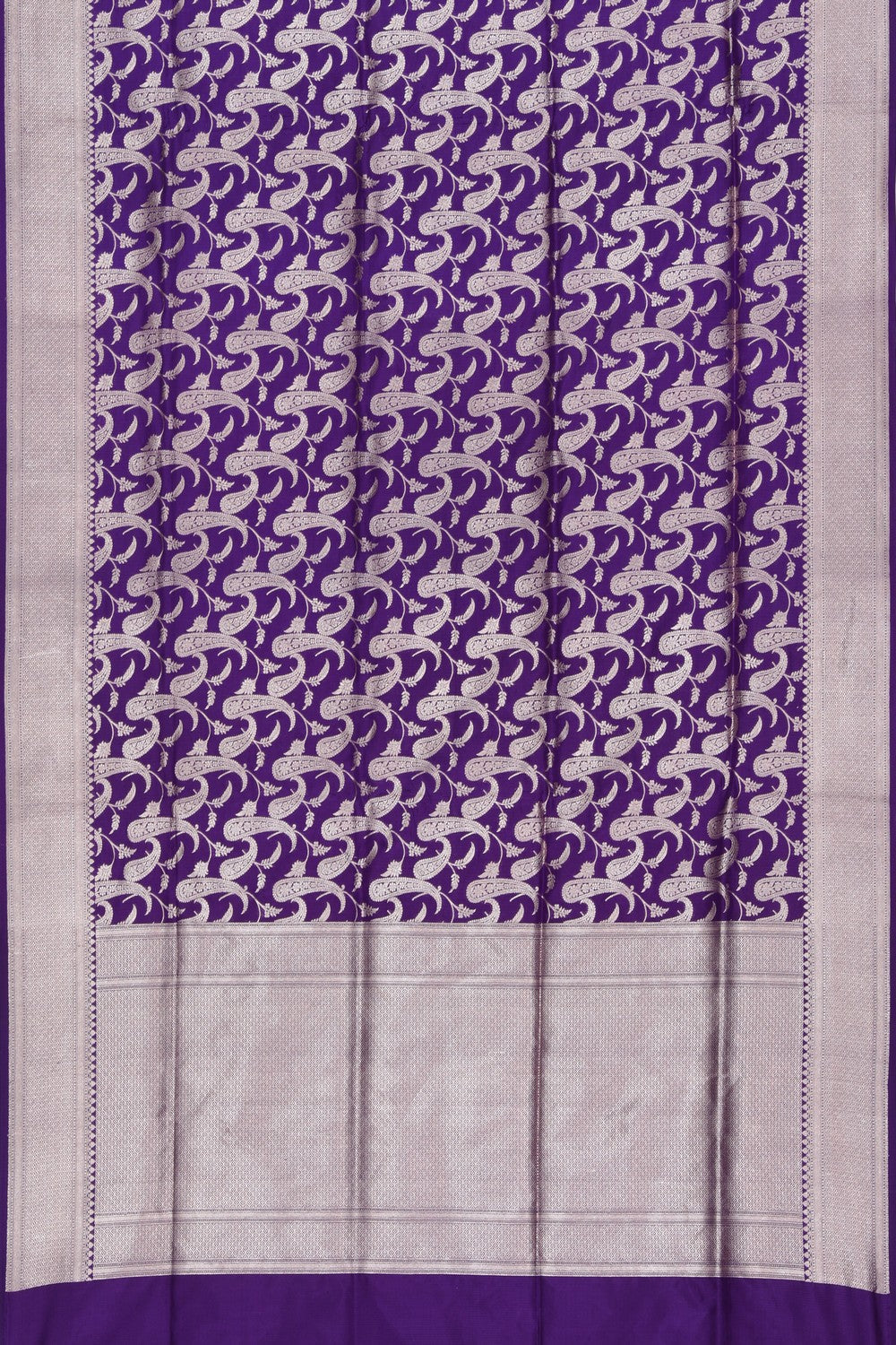 Banarasi Silk Purple Saree