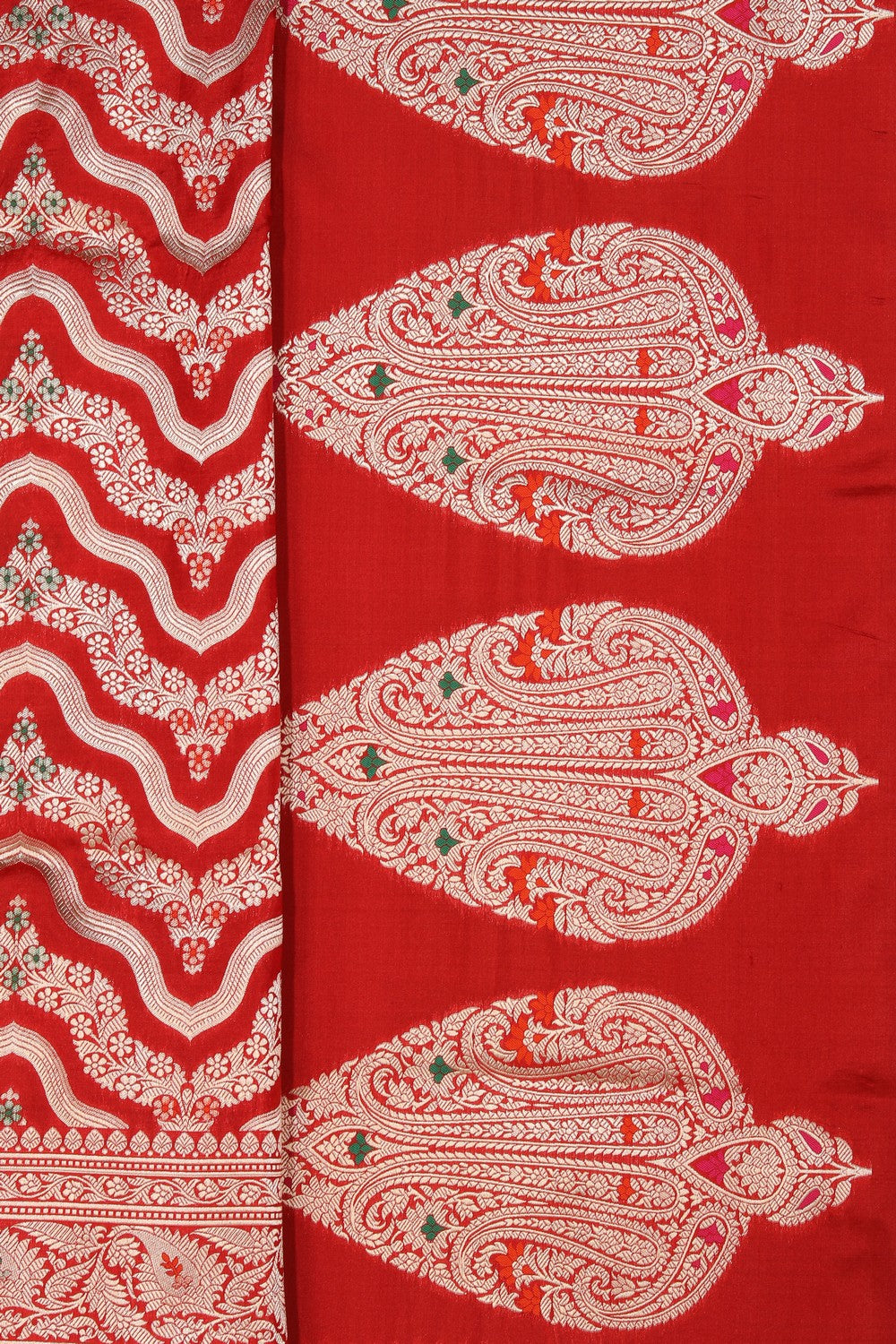 Banarasi Silk Red Saree