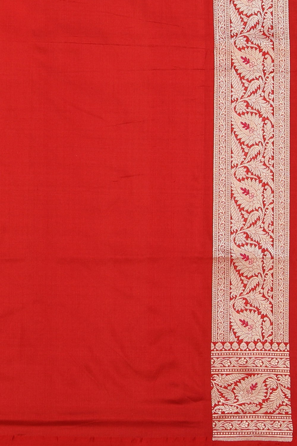 Banarasi Silk Red Saree