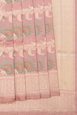 Image of Banarasi Silk Pink Saree