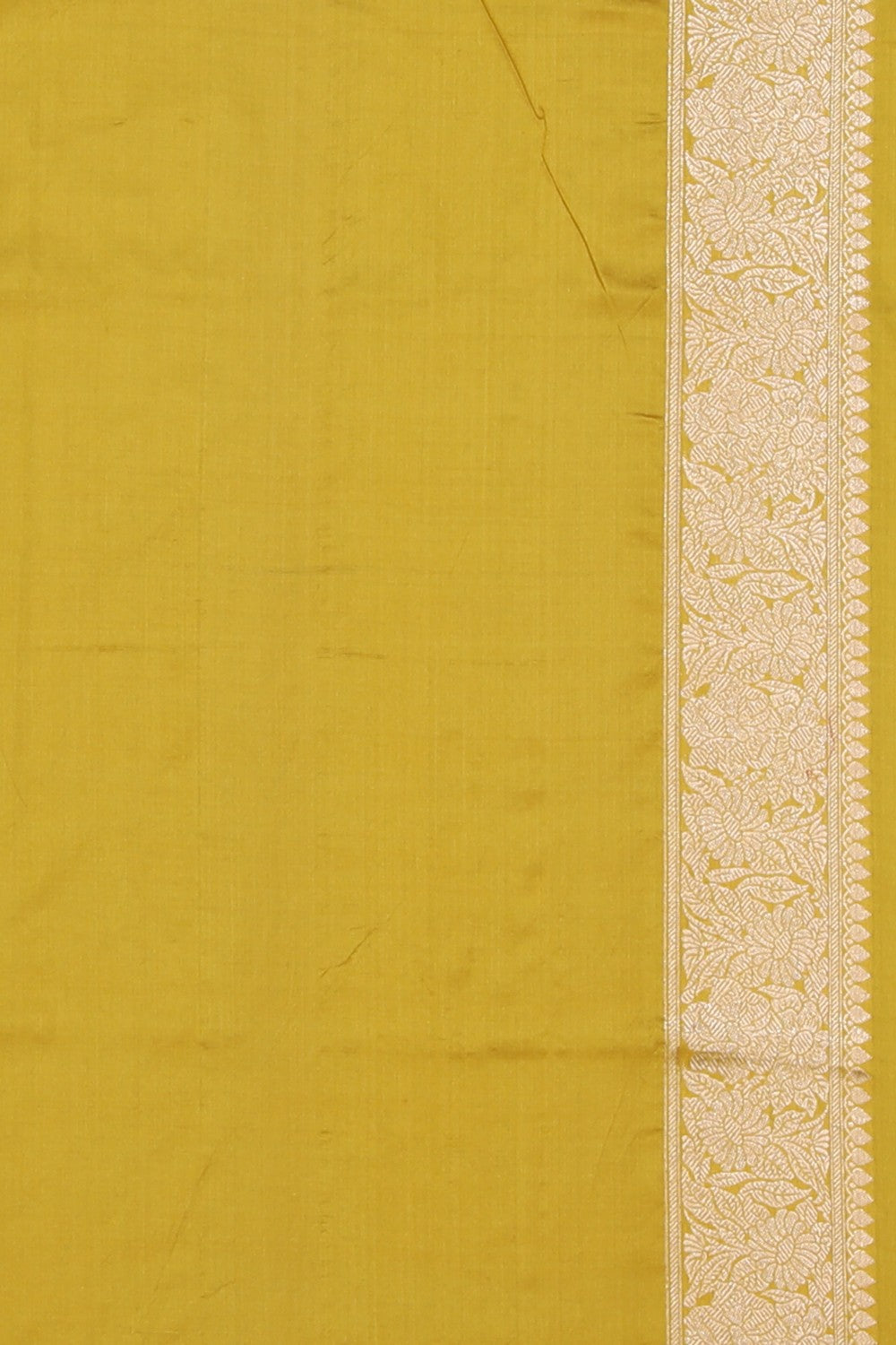 Banarasi Silk Fenugreek Green Saree