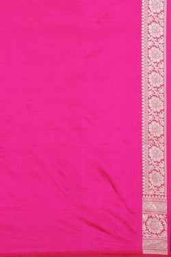 Image of Banarasi Silk Pink Saree