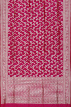 Image of Banarasi Silk Pink Saree