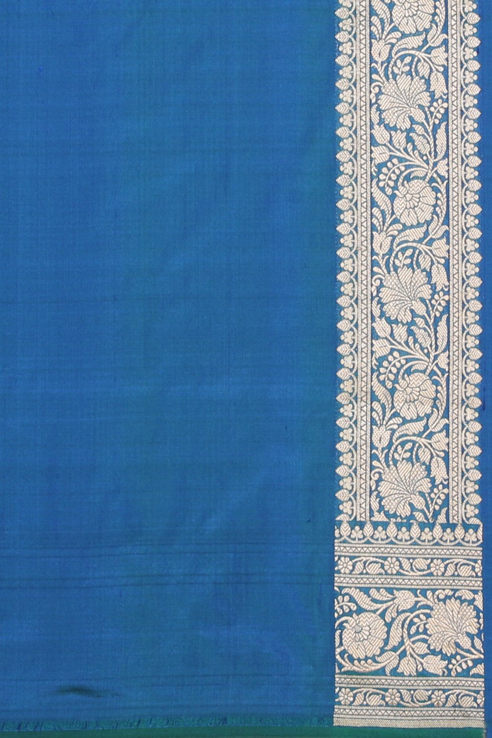 Banarasi Silk Teal Blue Saree