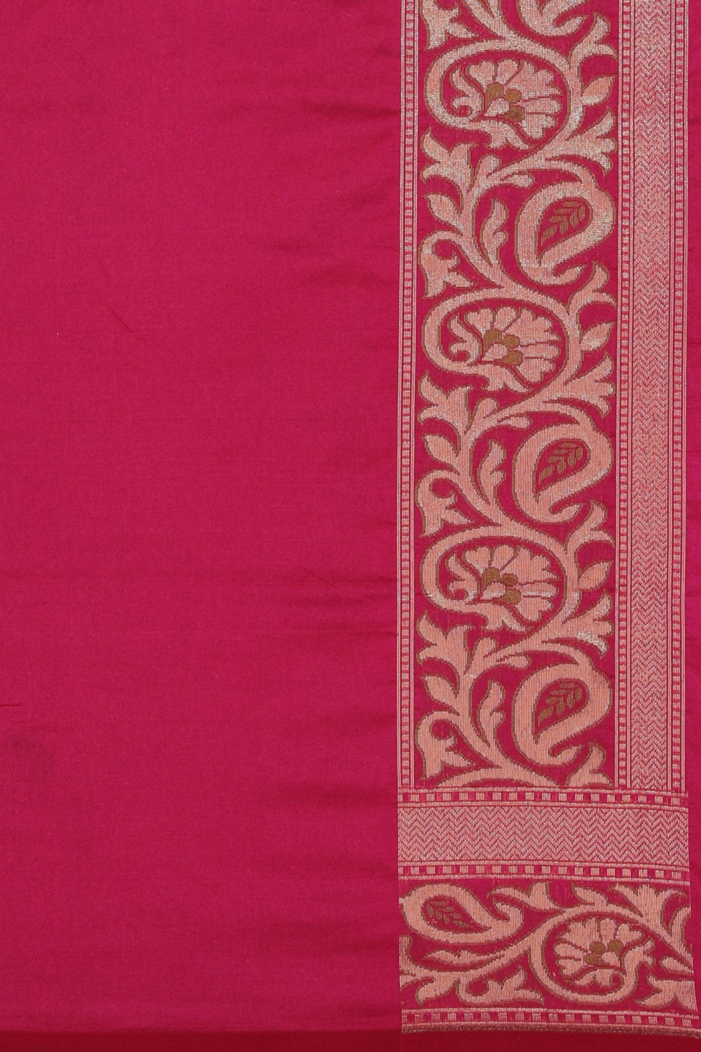 Banarasi Silk Fuchsia-Pink Saree