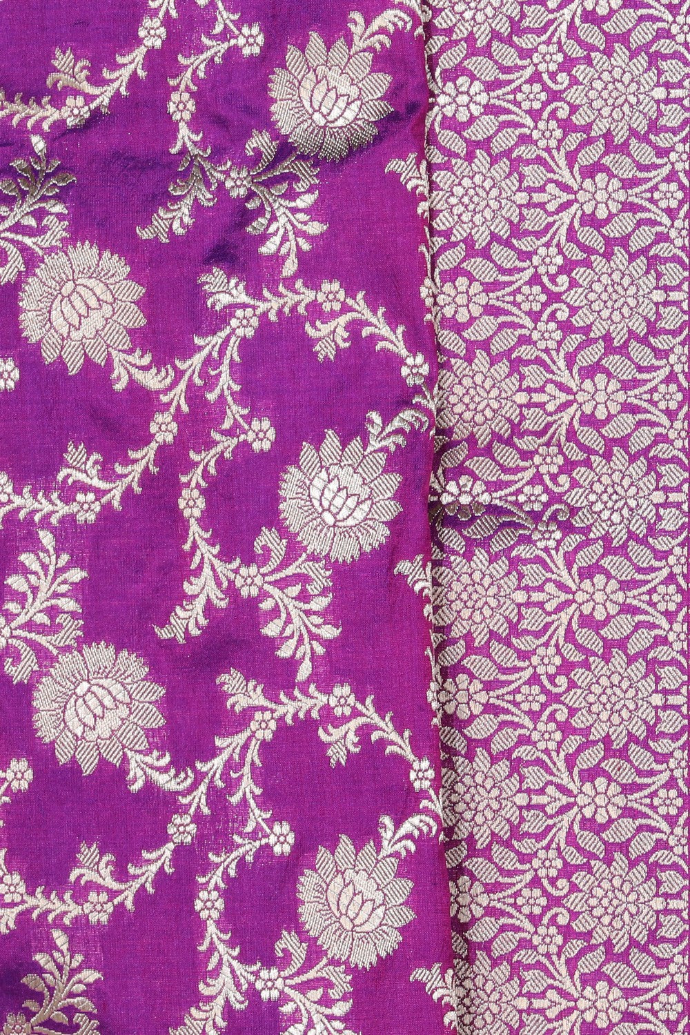 Banarasi Silk Violet Saree