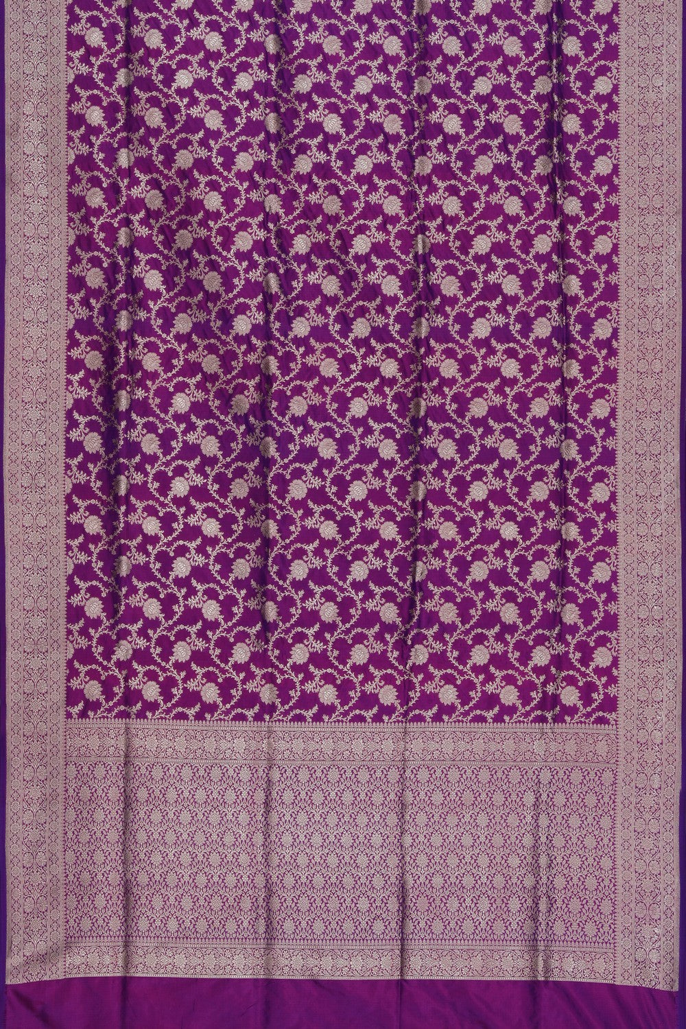 Banarasi Silk Violet Saree