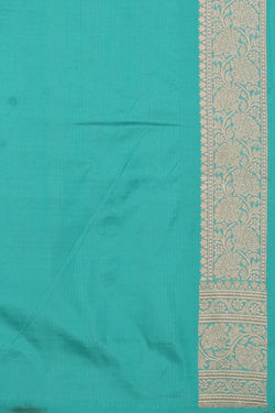 Image of Banarasi Silk Sea Green Saree