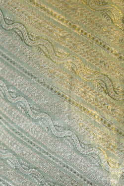 Image of Kanchipuram Silk Sea Green Saree