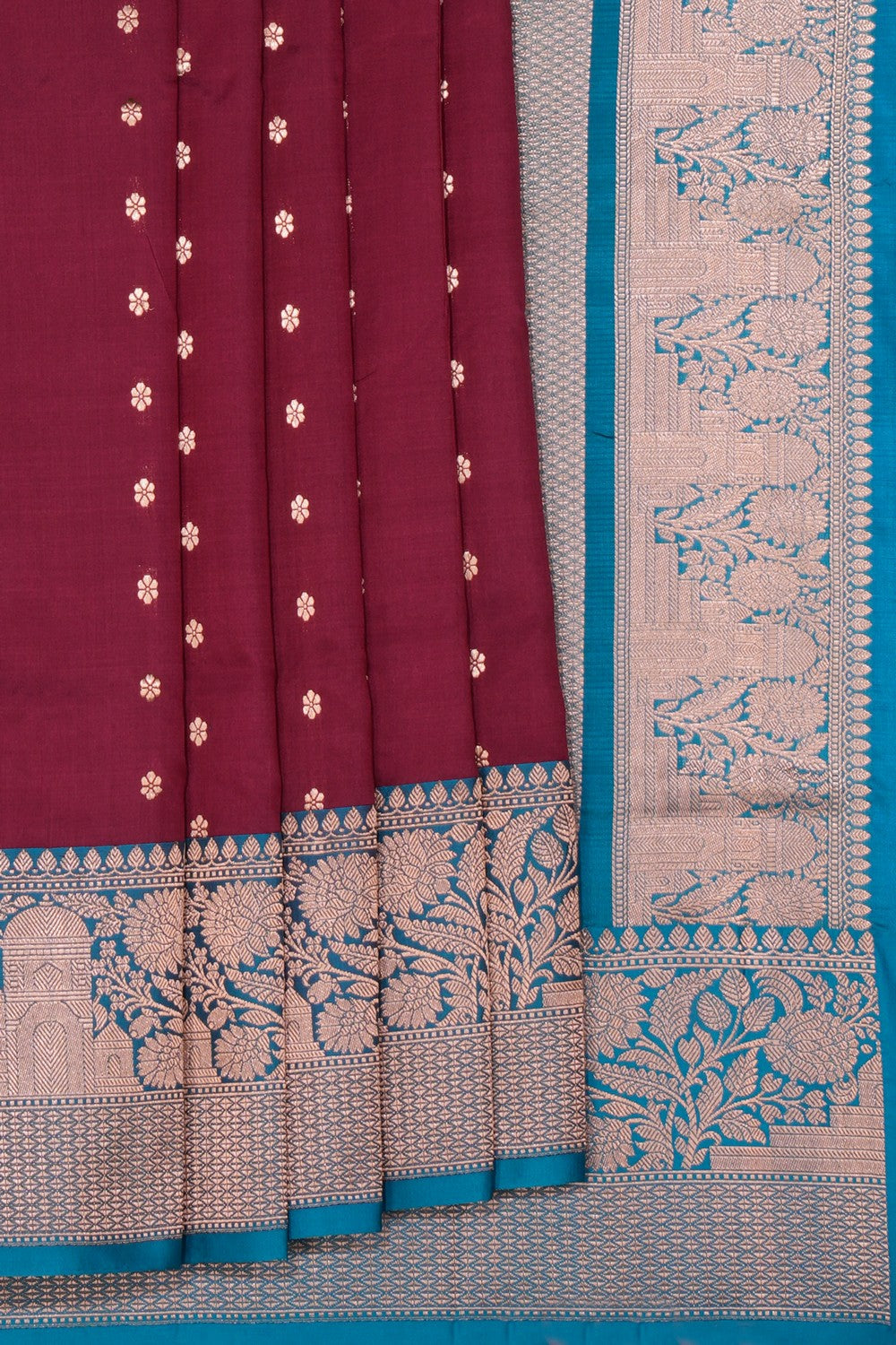 Banarasi Silk Violet Saree