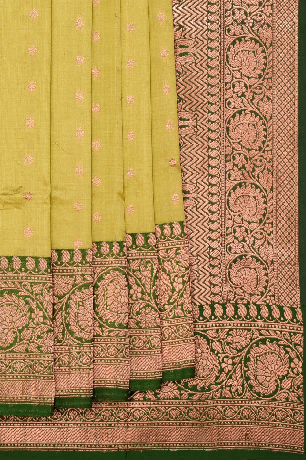 Banarasi Silk Spring Green Saree