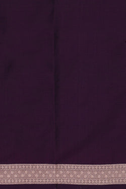 Image of Banarasi Silk Violet Saree