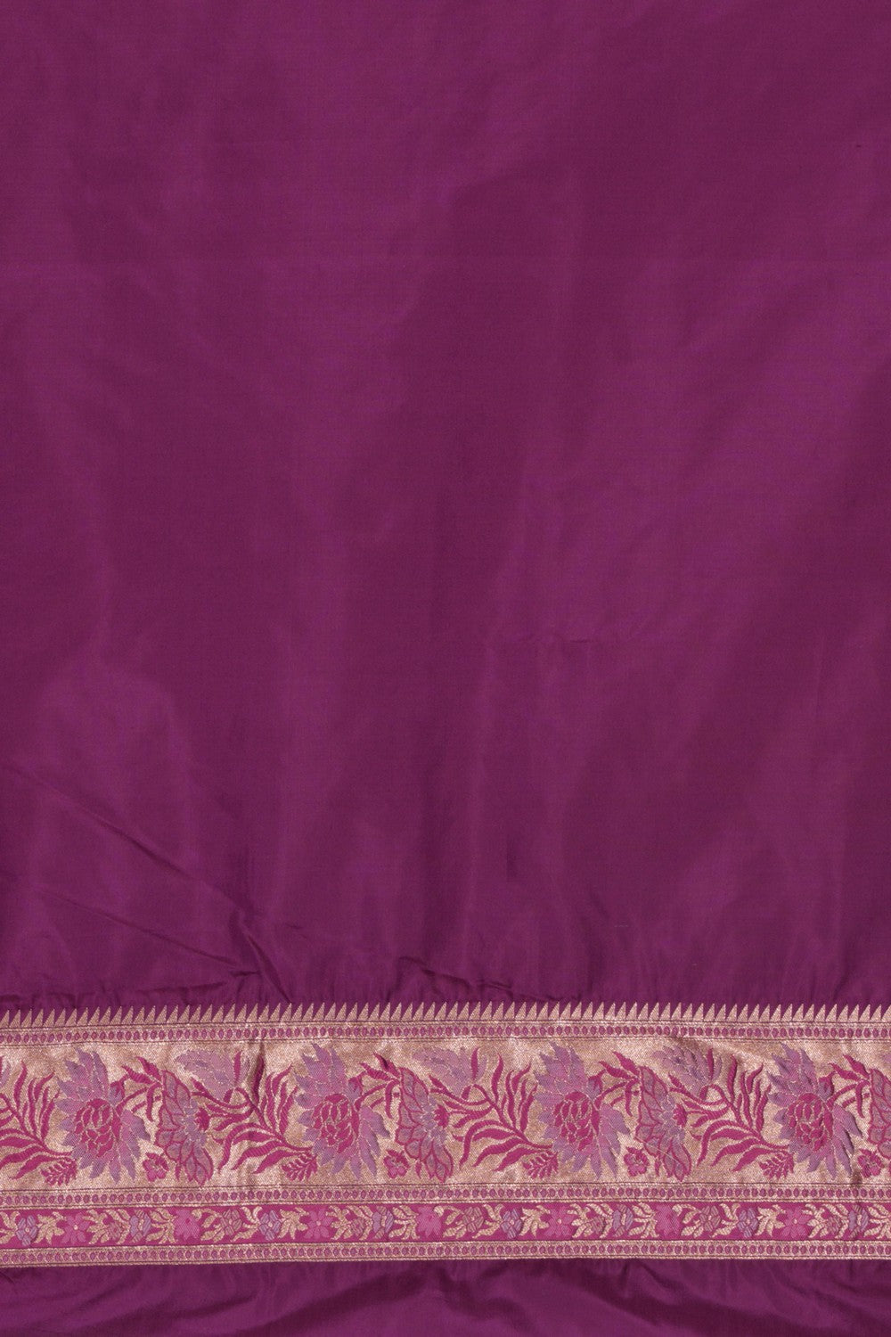 Image of Banarasi Silk Violet Saree
