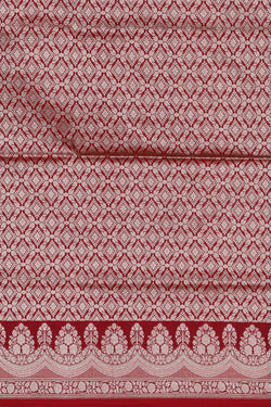 Image of Banarasi Silk Maroon Saree