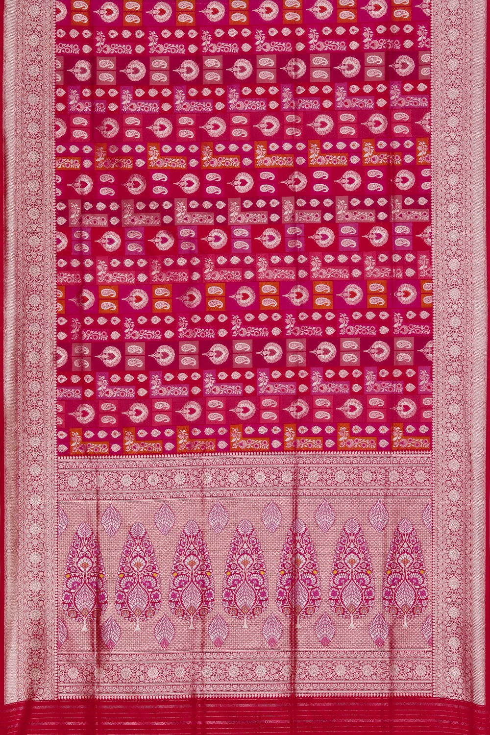 Banarasi Silk Pink Saree