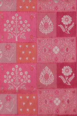 Image of Banarasi Silk Pink Saree