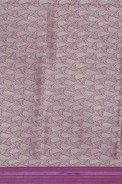 Image of Banarasi Silk Lavender-Pink Saree