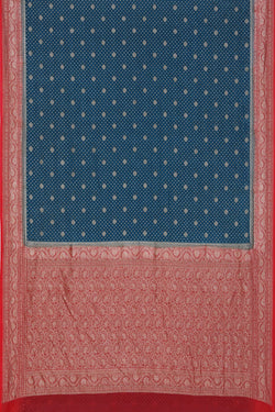 Image of Banarasi Georgette Blue Saree