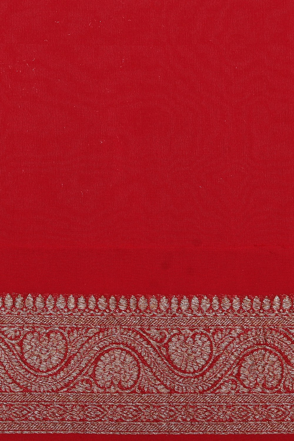 Image of Banarasi Georgette Green Saree