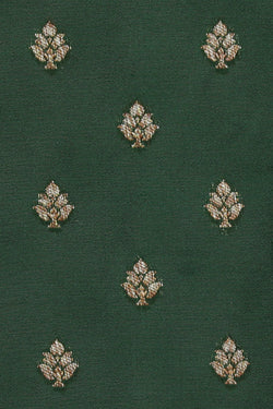 Image of Banarasi Georgette Green Saree