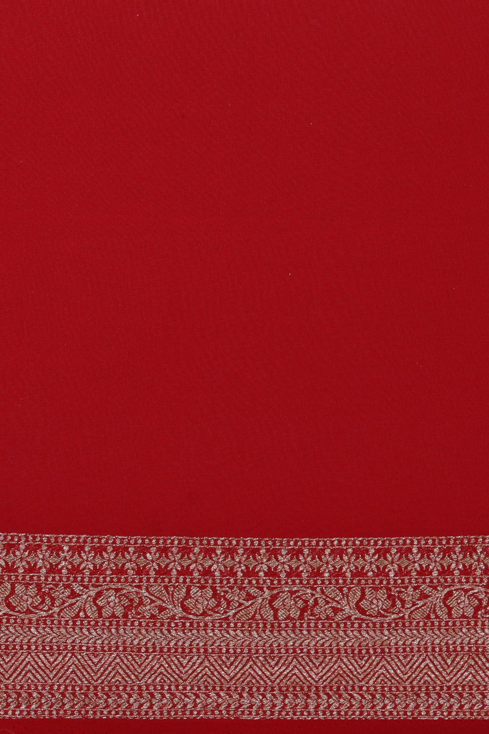 Image of Banarasi Georgette Green Saree