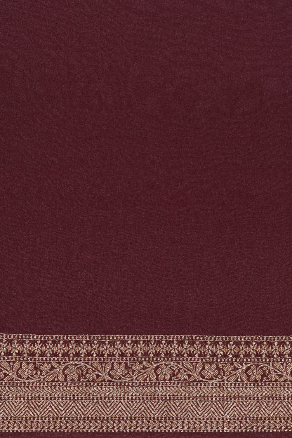 Image of Banarasi Georgette Off-White Saree