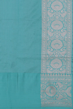 Image of Banarasi Silk Lavender-Purple Saree