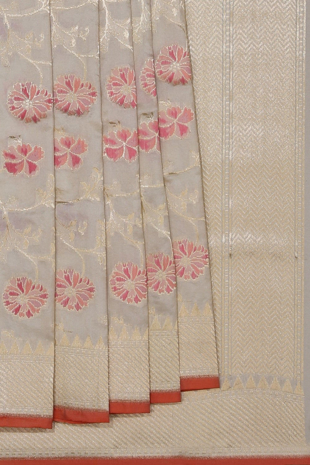 Banarasi Silk Off-White Saree