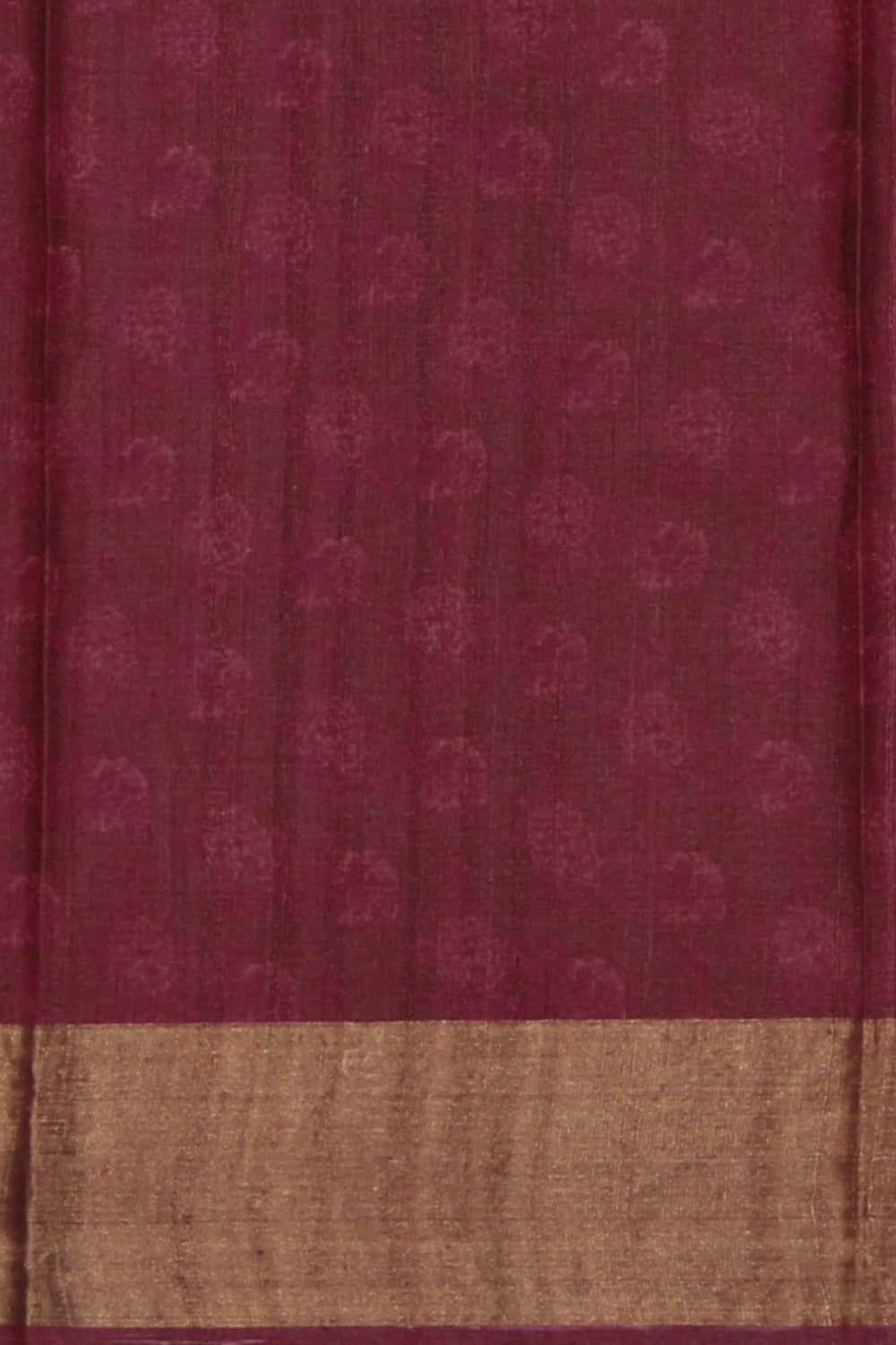 Bhagalpur Tussar Plum Pink Saree